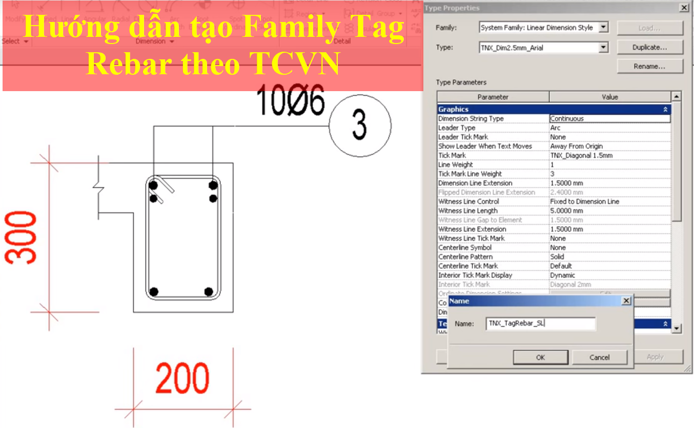 HƯỚNG DẪN TẠO NHÃN THÉP THƯỜNG DÙNG